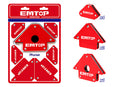 7 Escuadras Magneticas Soldar EMTOP (1x4" 23KG - 2x3" 11.5KG - 4xMini 4.5KG)