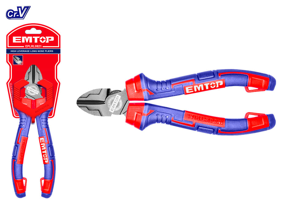 Alicates De Corte 6" 160mm Cr-v Alta Resistencia EMTOP