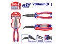 Alicates De Punta Curva 8" 200mm Cr-v EMTOP