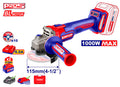 Amoladora 115MM M14 20V Brushless EMTOP P20S (con 2xBAT 4.0Ah, Cargador, Maletin Y 10xDISCOS)