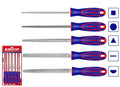 Blister 5 Limas Metal 8" Con Mango EMTOP