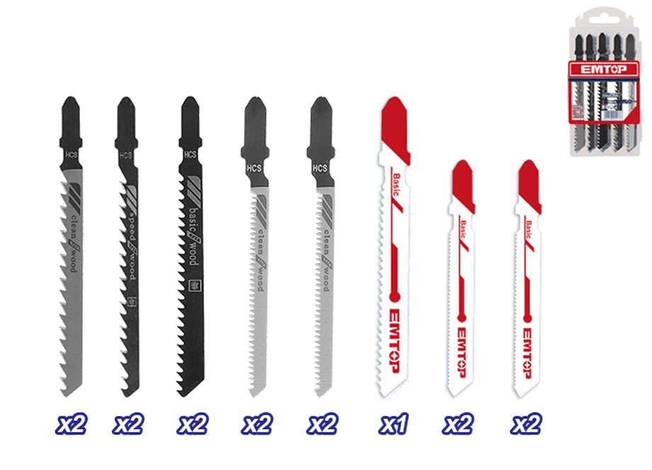 Blister Rigido 15 Sierras Caladora Metal EMTOP