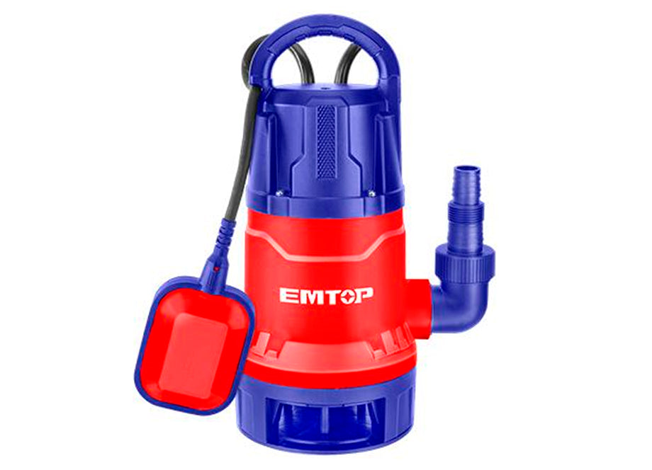 Bomba Electrica 1" Sumergible Aguas Sucias 750W Fibra EMTOP