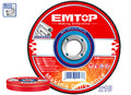 Caja 10 Discos Corte Metal Amoladora 115MM 1.2MM EMTOP