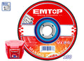 Caja 50 Discos Corte Metal Amoladora 115MM 1.2MM EMTOP
