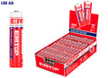 Caja Expositor 128 Pilas Alcalinas 1.5V LR6 Aa 2900mAh EMTOP (32 Blister De 4 Uds)