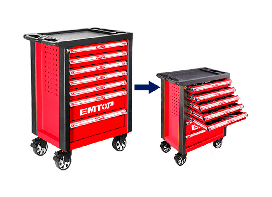 Carro Portaherramientas EMTOP 7 Cajones 765X465X812MM