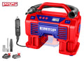 Compresor Aire EMTOP Batería 20V - P20S - (11 Bar - Cuadro Digital - Con Enchufe Coche)