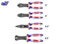 Conjunto 4 Alicates Cr-v EMTOP (combinado 8" - Corte 8" - Pinza 8,5" - Tenaza 8,5")