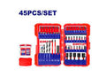 Conjunto 45 Accesorios Destornillador De Impacto EMTOP