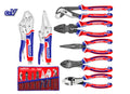 Conjunto 7 Alicates Cr-v EMTOP (incluye Bolsa)