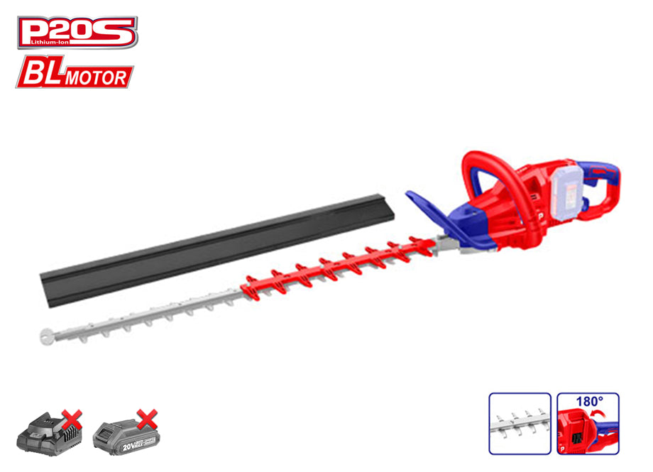 Cortasetos Bateria 40V (20+20) 650MM EMTOP - P20S - (no Incluye Bateria Ni Cargador)