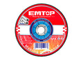 Disco Abrasivo Corte Metal Amoladora 230MM 3.0MM EMTOP