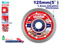 Disco Corte Malla Diamante Ultrafino Para Azulejo 125MM 1.4MM EMTOP