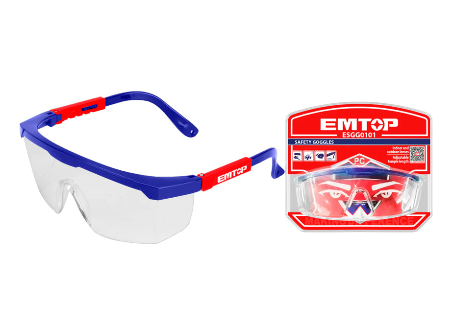 Gafas Protección - Patilla Ajustable EMTOP