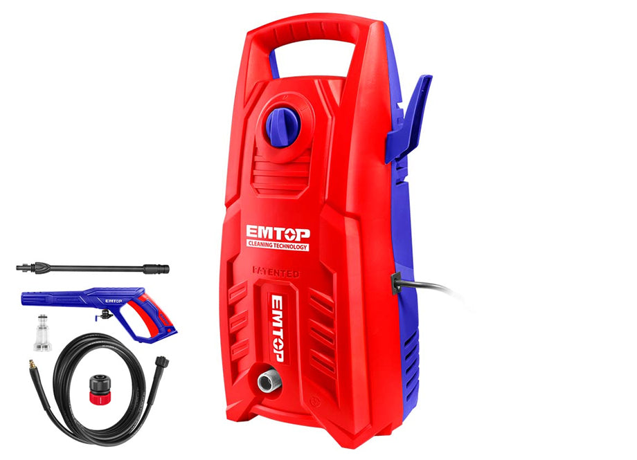 Hidrolimpiadora 1400W - 130BAR - 5.5L/min EMTOP