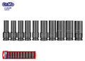 Juego Cubos De Impacto EMTOP Largos 78MM 1/2" Cr Mo - 10 Pcs (10,12,13,14,15,17,19,21,22,24)