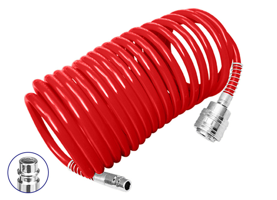 Manguera 10M 5-8MM Con Conectores EMTOP Para Compresor