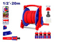 Manguera Jardin 1/2" - 20M Con Conectores, Soporte, Regadera- EMTOP
