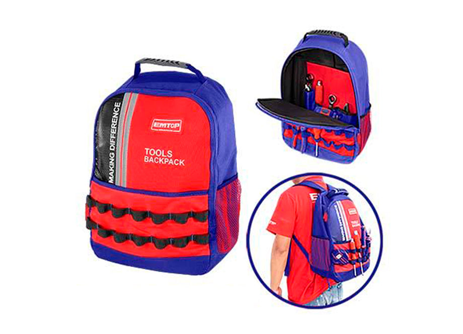 Mochila Herramientas L34xW17xH45 EMTOP