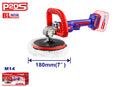 Pulidora 180MM Bateria 20V EMTOP P20S (bateria Y Cargador No Incluidos)