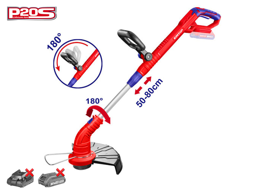 Recortabordes Bateria 20V EMTOP - P20S (no Incluye Bateria Ni Cargador)