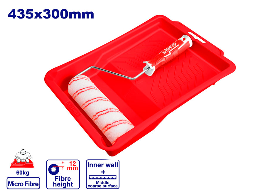 Set Pintor 2-EN-1 EMTOP (rodillo 230mm + Bandeja Pintura 10") -interior-
